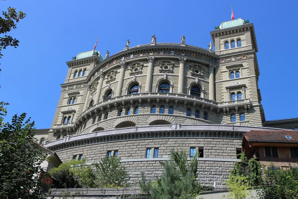 Façade du Palais fédéral à Berne